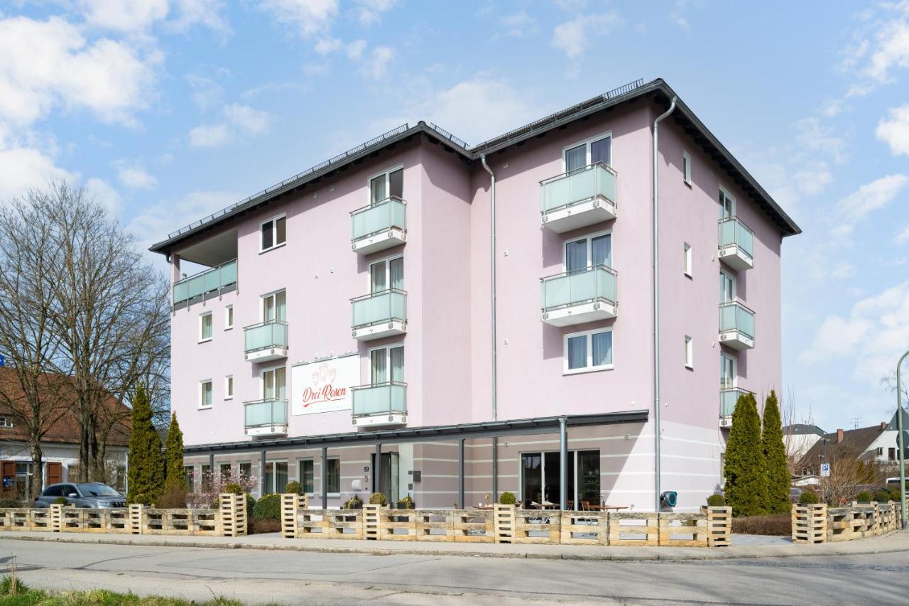 Hotel Drei Rosen Moosburg an der Isar Eksteriør billede